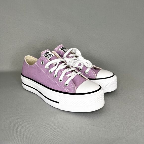 New Womens Converse Chuck Taylor All Star Lift Platform Multi Sz Purple Amethyst - Picture 12 of 16